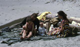 Glynn and family at Drake's Bay, California, 1967