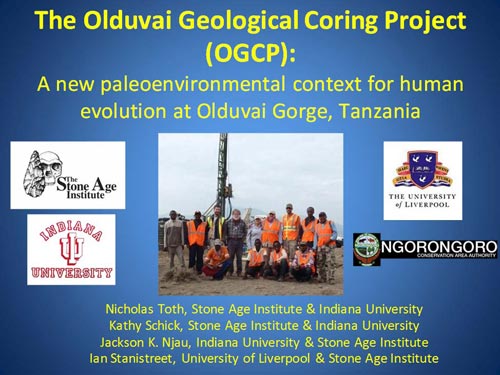 Olduvai Gorge Coring Project slide