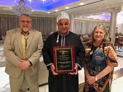 Mohammed al-Barwani with Craftsmanship award