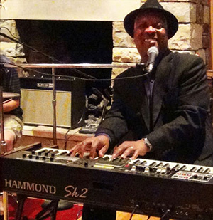 Dr. Booker T. Jones playing the SAI Hammond organ.