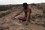 Glynn at Koobi Fora excavation, 1978