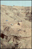 excavations at Gona, Afar, Ethiopia