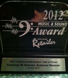 Seymour Duncan Lifetime Achievement Award 